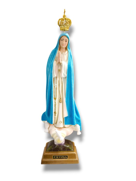 Matka Boża Fatimska Pogodynka 40 cm figura Portugalia przód.jpg