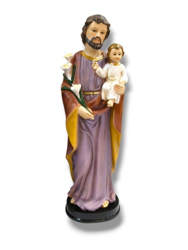 Święty Józef 30 cm czarna podstawa figura 0,36 kg.jpg