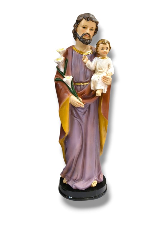 Święty Józef 30 cm czarna podstawa figura 0,36 kg.jpg