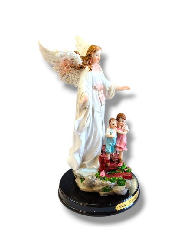 Figura Anioła 510 g dzieci na mostku prezent na Chrzest lub Komunię..jpg