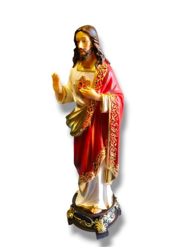 Figura Najświętszego Serca Jezusa 43 cm polyresin.jpg