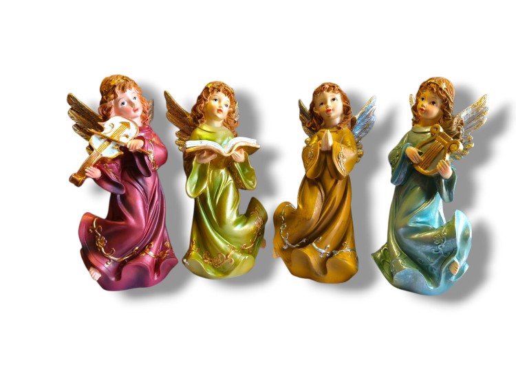 Włoska figura anioła 27 cm polyresin..jpg