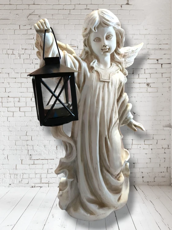Metalowa lampa z wkładem w komplecie figura 40 cm (2).jpg