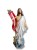 Odlew polyresin Jezusa Zmartwychwstałego 30 cm z czerwoną chorągwią, solidna waga 470 g.jpg