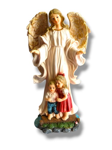 Figura religijna Anioł Stróż 31 cm produkcja Portugalia.jpg