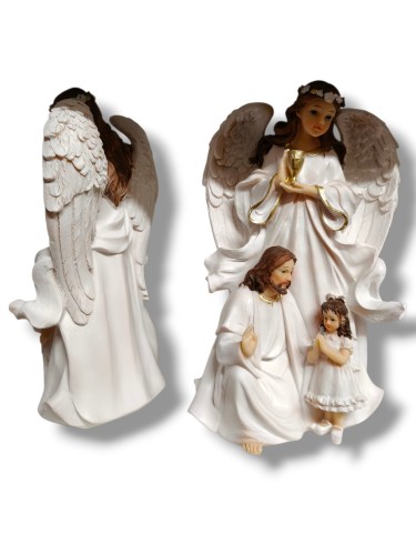 Ręcznie malowana figura Jezusa z chłopcem, odlew polyresin.jpg