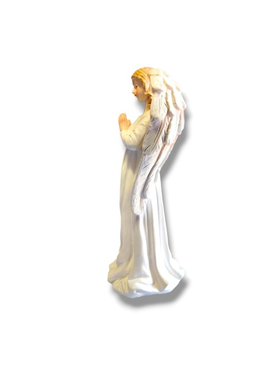 Anioł 30 cm figura włoska – widok tylni z pięknymi skrzydłami i detalami szaty (4).jpg