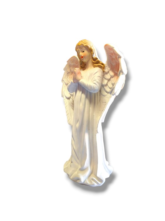 Anioł 30 cm figura włoska – widok tylni z pięknymi skrzydłami i detalami szaty (6).jpg