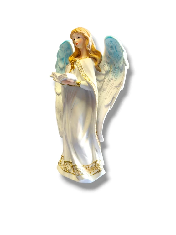 Anioł 30 cm figura włoska – widok tylni z pięknymi skrzydłami i detalami szaty (3).jpg