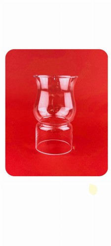 Osłona KN 8 szklana na świecę olejową – 15 cm, średnica 8,5–8,6 cm