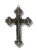 Duży włoski krzyż metalowy 12 cm z wizerunkiem Jezusa Chrystusa INRI. Ekskluzywny krucyfiks religijny idealny na bierzmowanie dla młodzieży.
