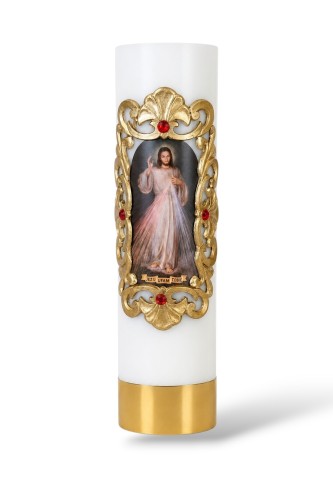 Świece liturgiczne z wizerunkiem Jezusa Miłosiernego do kościoła i kaplicy