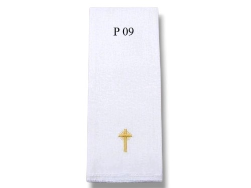 Puryfikaterz liturgiczny 48x30 cm 100% bawełna haft koronka