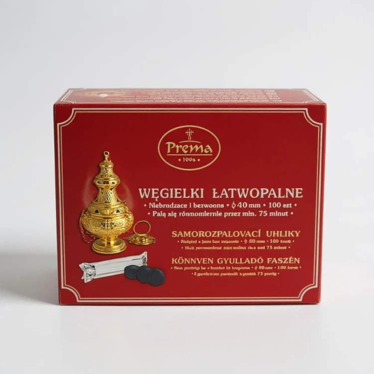 Węgielki PREMA 40 mm do kadzidła